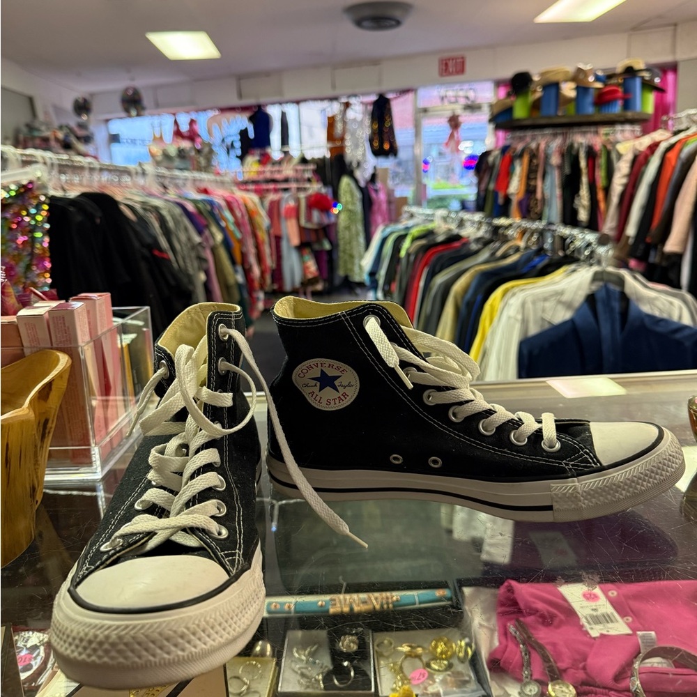 Converse Black and White High-Tops